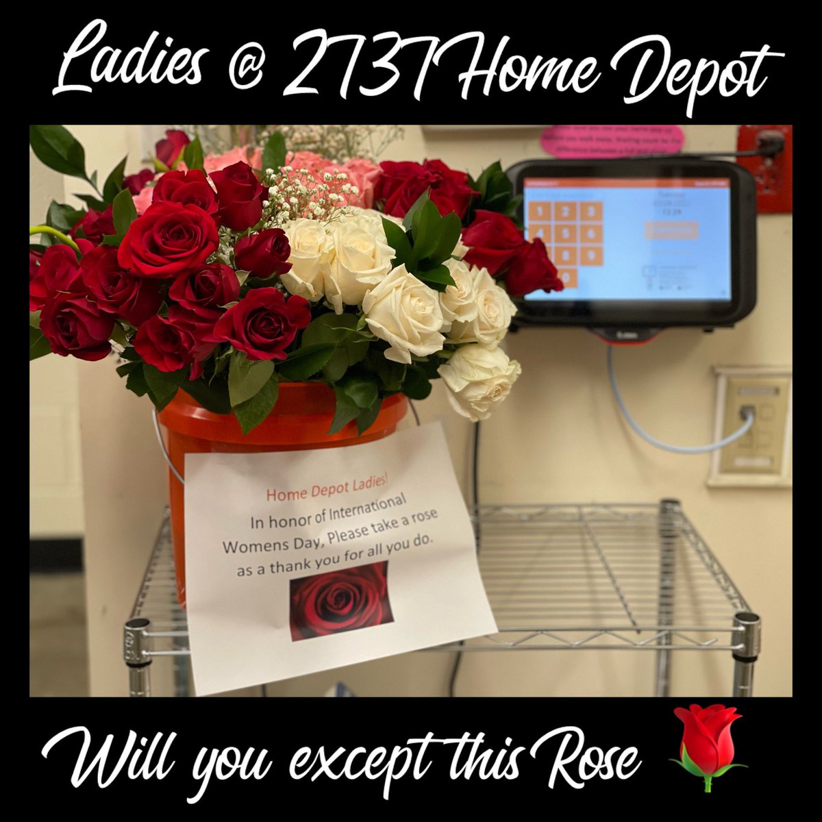 dshines64's tweet photo. Celebrating International Women’s Day at 2737 by recognizing all the Incredible Ladies that work at the Novi Home Depot. We appreciate everyone of you! #TheSkyIsTheLimit #TogetherEmpower #SupportingEachOther @JulieGiattino @PareeWills @rgails @BPlantenberg @troyer_paige https://t.co/IdhH2d2ZGh