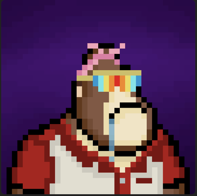 DaOneSun's tweet photo. Loving my Glitched Gorilla! Thank you @MH_Multiverse for doing such a great job in supporting the nft community. Turning my rug around into something amazing! #rugrelief #SolanaNFTs #getglitched https://t.co/fBvmGwO97s