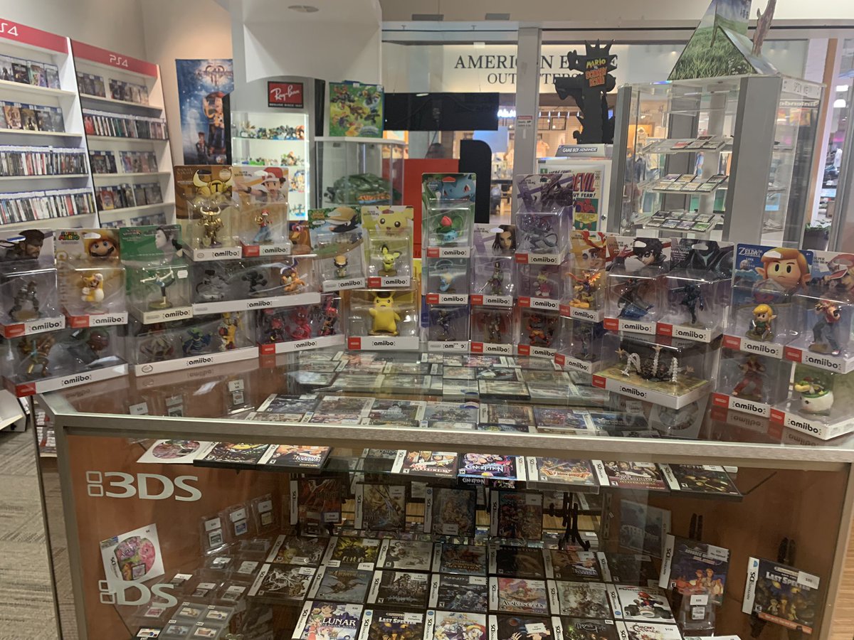 Wow!!! Check out this insane Amiibo trade in! There is an Amiibo for everyone in this lot. Stop by and pick up your favorite character while supplies last!!! #Amiibo #Nintendo #collection #Brandnew #rare #outofprint