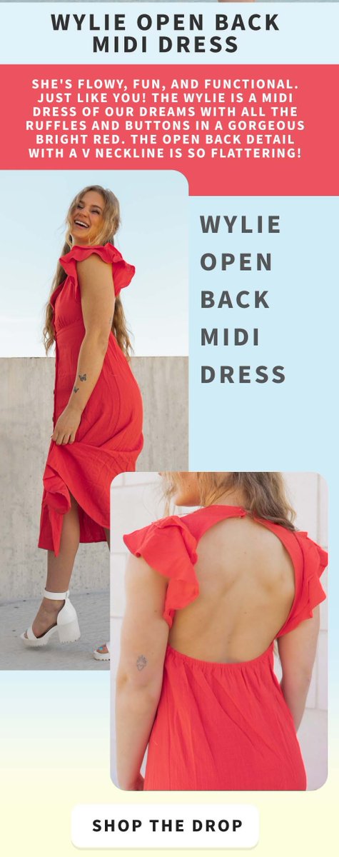 LadiesMM's tweet photo. Open Back Dress Kind of Summer by  Lovely + Blush Co.
 https://t.co/86XM574pbX #ShopTheDrop 
use our personal CODE: lavenderlight38 for 10% off https://t.co/Fd8zCUDEEX