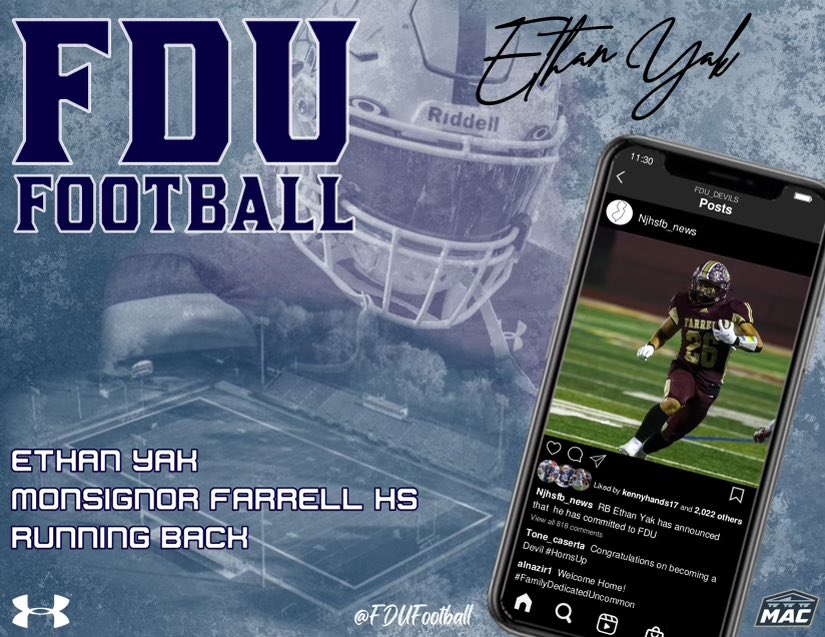 ethan_yakk's tweet image. Extremely blessed to commit to Fairleigh Dickinson University❤️