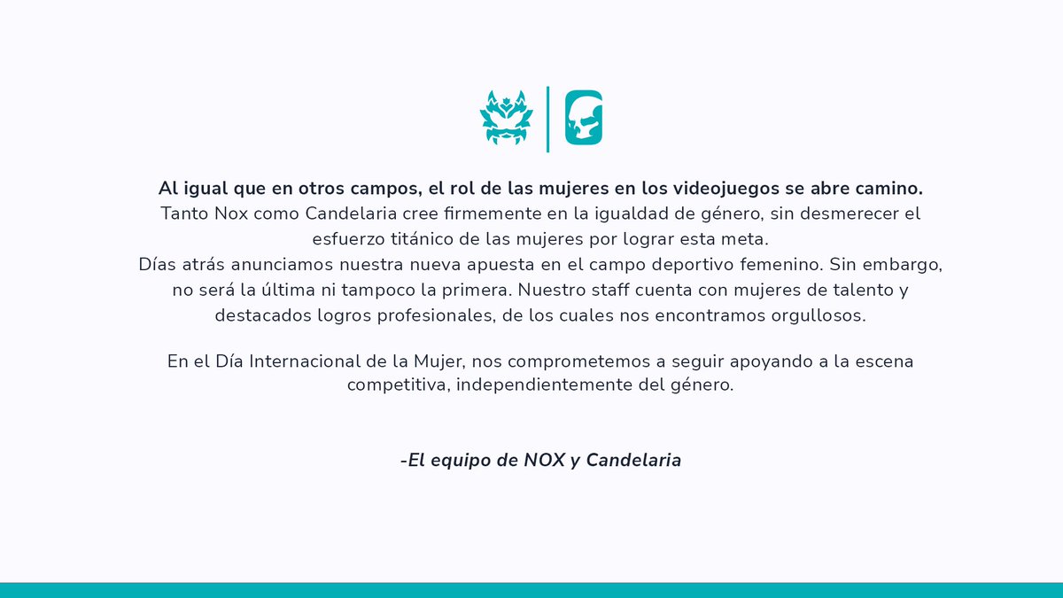 candelaria_team's tweet photo. Día Internacional de la Mujer

Donde la lucha continúa para erradicar las injusticias y violancion a los derechos. https://t.co/vsKi3EFQ1X