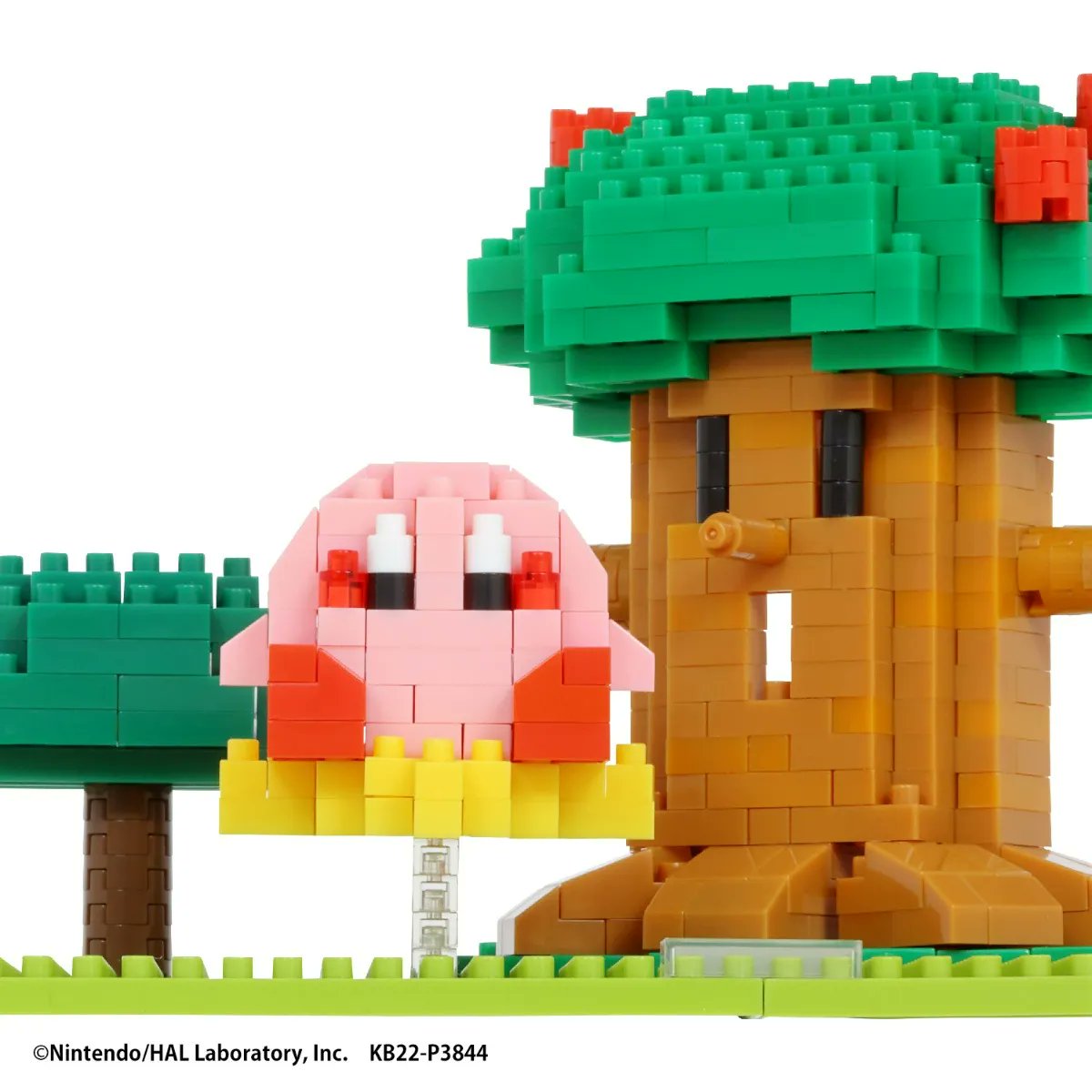 NanoblockUS's tweet photo. Ermahgerd it's Kirby! 

The Kirby Dream Land set from our Sights to See series stands approximately 3.30" tall and has 380 pieces. Collect and build your favorite pink puffy hero this summer. #Kirby #Nintendo #nanoblock https://t.co/3WRFLSFxFw