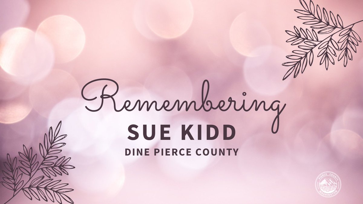 PierceCoCouncil's tweet image. Today Council took time to recognize longtime South Sound food critic, Sue Kidd, who passed away unexpectedly last week. Kidd was integral in helping the Council-initiated Restaurant Rally program succeed and was a true champion for small business. She will be missed.