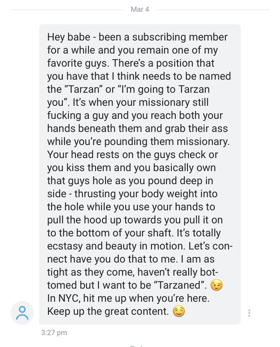 Seems I have a special “Tarzan” move! ? https://t.co/RBWO53YHrO
