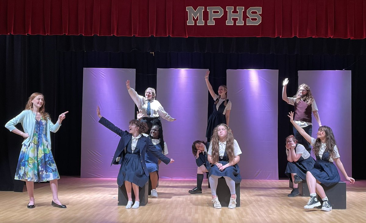 LoriJintheArts's tweet image. Come find out how Ms. Honey takes care of her students in our production of Matilda! #courage2create @MauryCoSchools @MPHSGoTigers