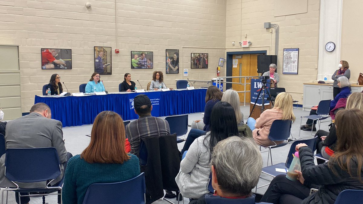 League of Women Voters event for Rockwood BOE candidates.