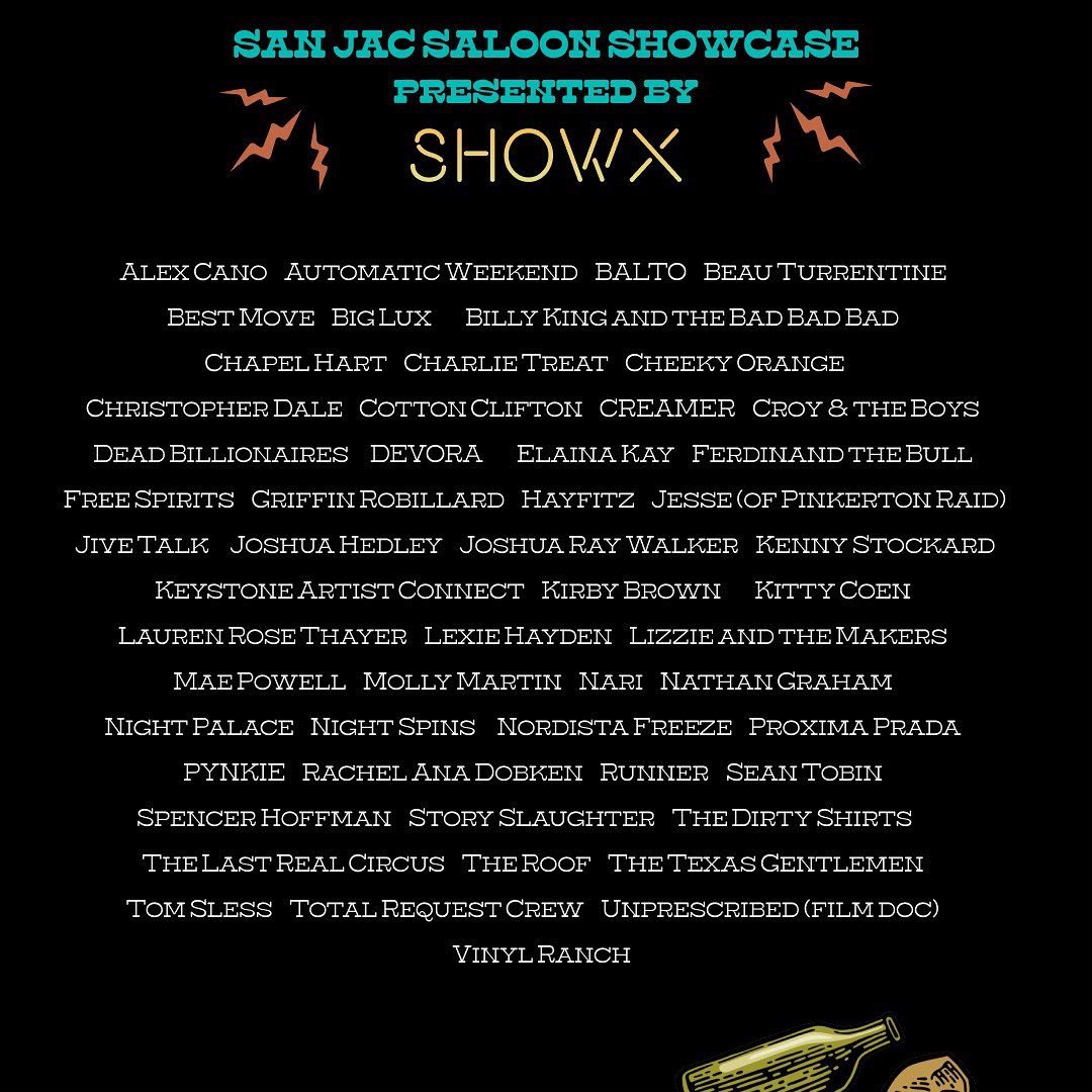 Well, well, well…looks like we have a showcase in Austin starting next week to officially launch the #showx app to the public. Come out to support this amazing lineup!