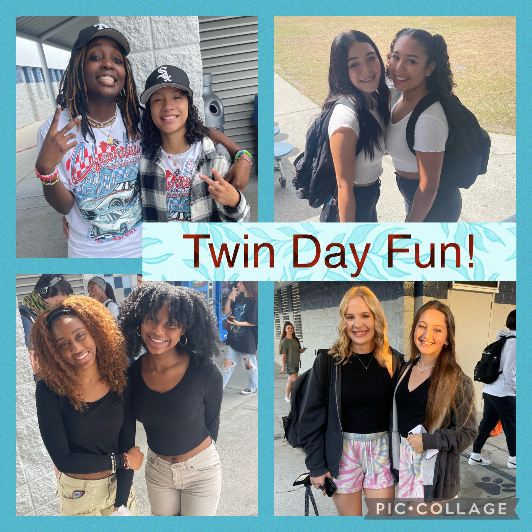 Wesley Chapel High School on X: "Spring Roar Twin Day Fun! Tomorrow is  Disney Day. See Mrs. Koslin at lunch for a prize if you dress up!  https://t.co/MlnzwkEBU2" / X