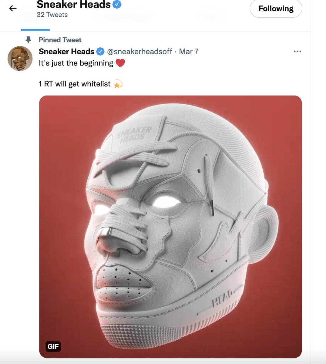 coachjoseym's tweet photo. @sneakerheadsoff is setting the standard for the future of NFT's. 
Make sure you follow!!! https://t.co/5l7ovTVCnH