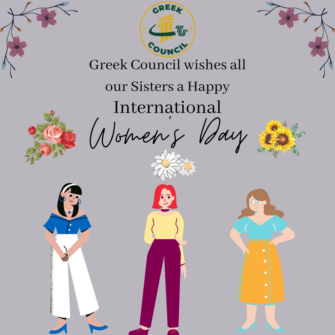 We would like to wish our sisters @alphaiota1925 @tuzetapibeta @nu_deltas a very Happy International Women's Day!
