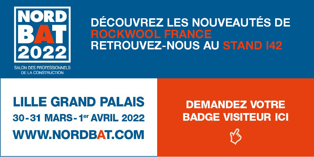 ROCKWOOL_France's tweet photo. #savethedate
#ROCKWOOL a le plaisir de vous inviter au salon #Nordbat 2022, cet événement incontournable de tous les acteurs de la #construction du Nord de la France !
📍 Au plaisir de vous accueillir sur notre stand I42
👉 Demandez votre badge gratuit : https://t.co/QnIeI9eeg2 https://t.co/tvl5lg96FW