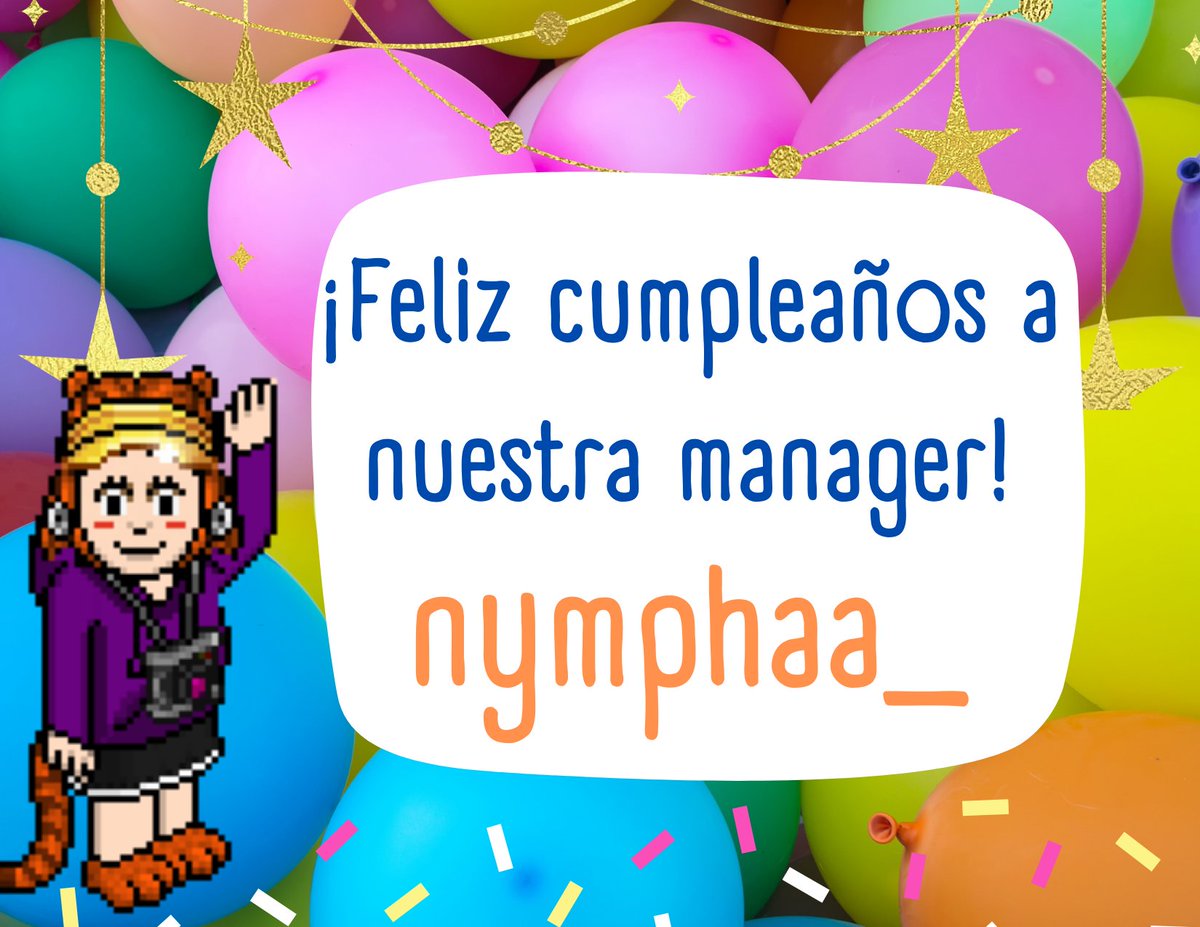 🍊CELEBRACION EN FANTA🍊

Felicidades a nuestra manager <a href="/nymphaa1/">Aleyna</a> ! Hoy en tu cumpleaños te deseamos los mejores éxitos y los mejores deseos🥳🎁 esperamos que disfrutes tu día al máximo