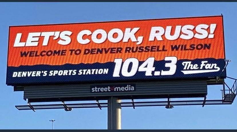 AdamSchefter's tweet image. They don’t waste time putting up billboards in Denver….