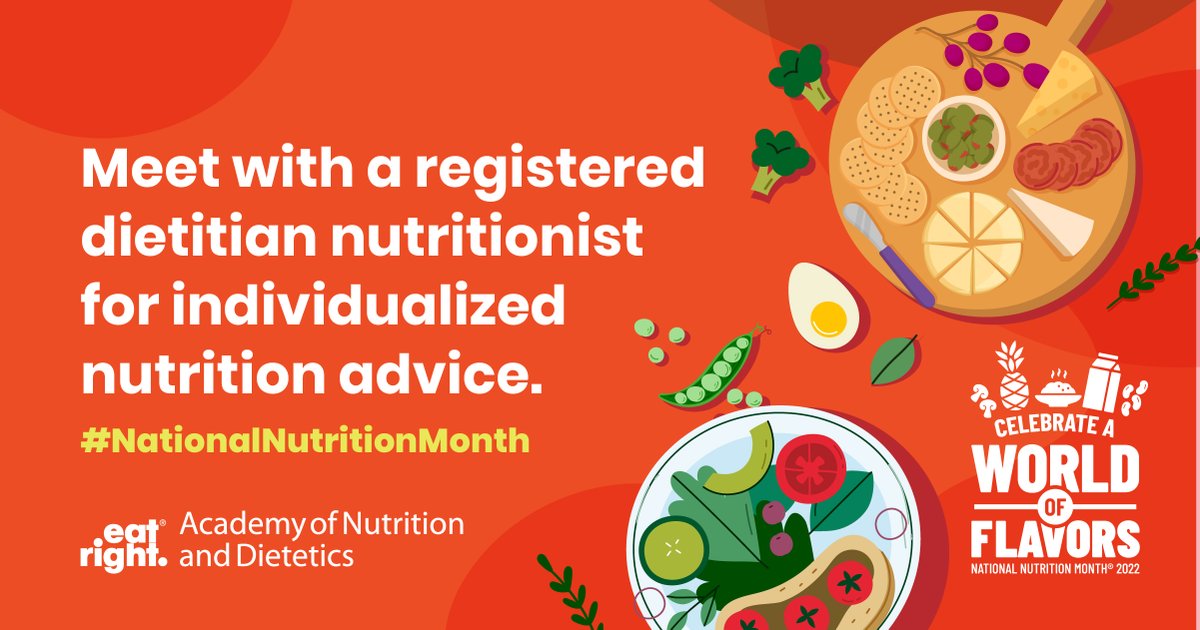 A registered dietitian nutritionist, or RDN, can help you develop a safe and realistic eating plan! Plus, they can guide and motivate you with strategies for meal planning, grocery shopping and mindful eating.

Learn more during #NationalNutritionMonth: sm.eatright.org/10RD