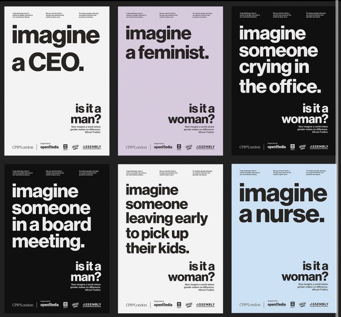SoLaperne's tweet photo. Imagine #BreakTheBias https://t.co/OmfCU0JQEi
