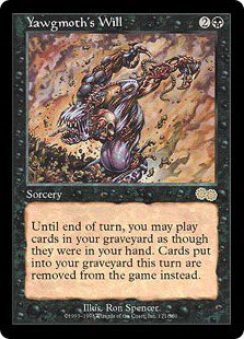 MTGイラスト推しカード 《ヨーグモスの意志/Yawgmoth's Will》[USG