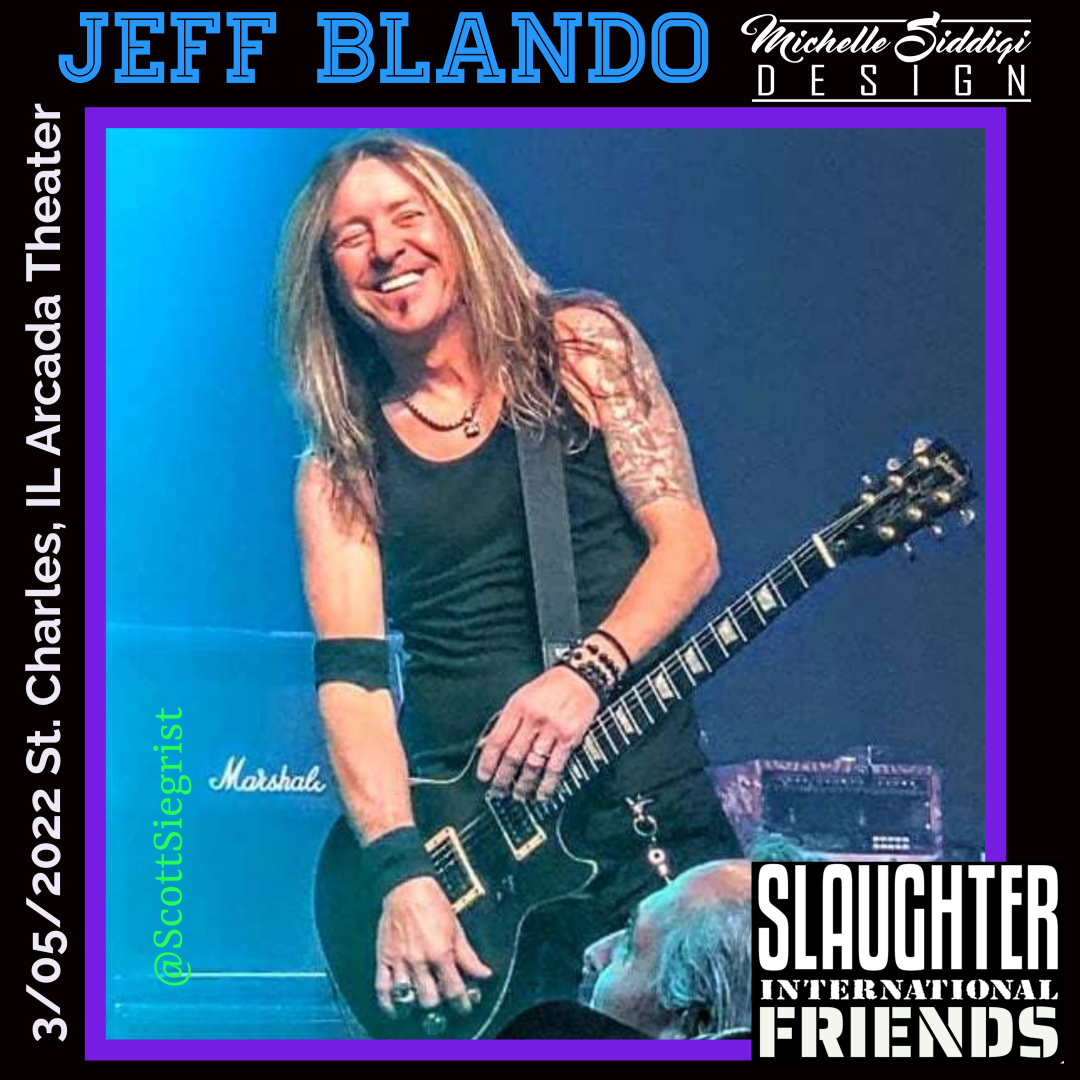 AmerNoizeMusic's tweet photo. #SlaughterLive #MORC2020 Jeff Blando #guitarist with #Slaughter @thevinceneil band, #MusicMob https://t.co/JxMc1kgTky