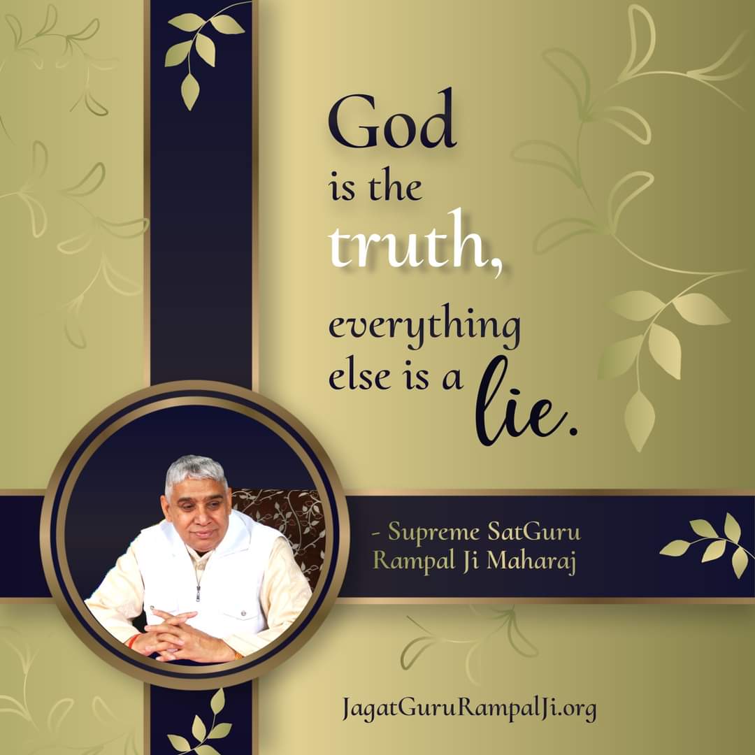 Preetmehta1313's tweet photo. #GodMorningWednesday
Fake satguru Cannot release one from kaal. savior of the world the last prophet
- True Satguru Rampal j
Ji Maharaj https://t.co/8Tw9KHKBo2