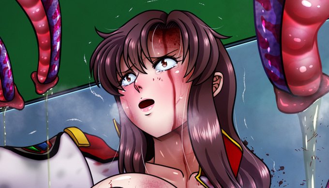 [R-18G] !流血及び触手注意!リクエスト作品ガン○ムSE○Dのマ○ューさん #リョナ #異種姦 #触手 #ガンダムSEED #マリュー・ラミアス  