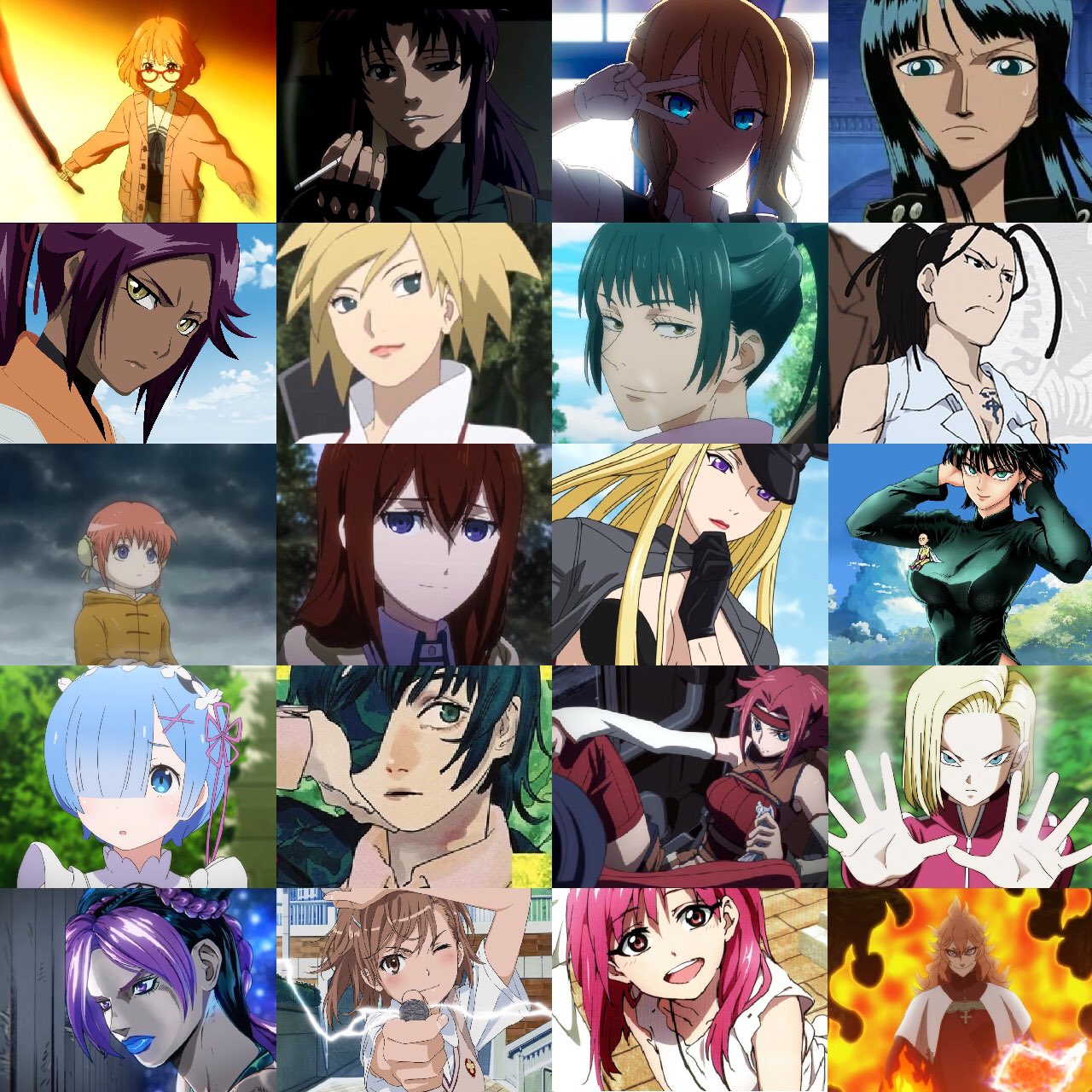 Amazing Female Anime Characters