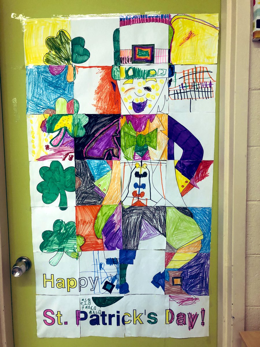 Madame_Kennedy's tweet photo. Lots of St. Patrickโs Day fun has started in our kindergarten classroom! ๐๐๐ #sensorybin #collaborativeposter #stpatricksdaytree #StPatricksDay @MDEschool @NLESDCA @artwithjennyk https://t.co/mJycWRZn87