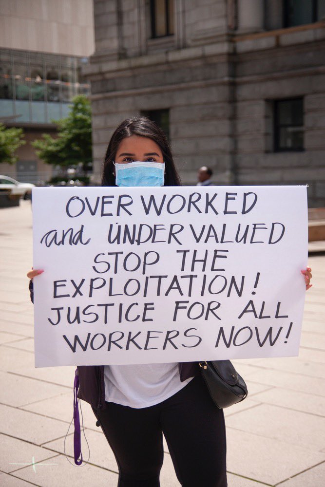 Happy International Women’s Day!✊🏽✊🏾✊🏼Did you know that 8th March marks the day in 1911 when migrant women workers fought for their rights after a tragic garment factory fire? MWC wants to honour women around the world fighting today for safe &amp; fair working conditions for all!