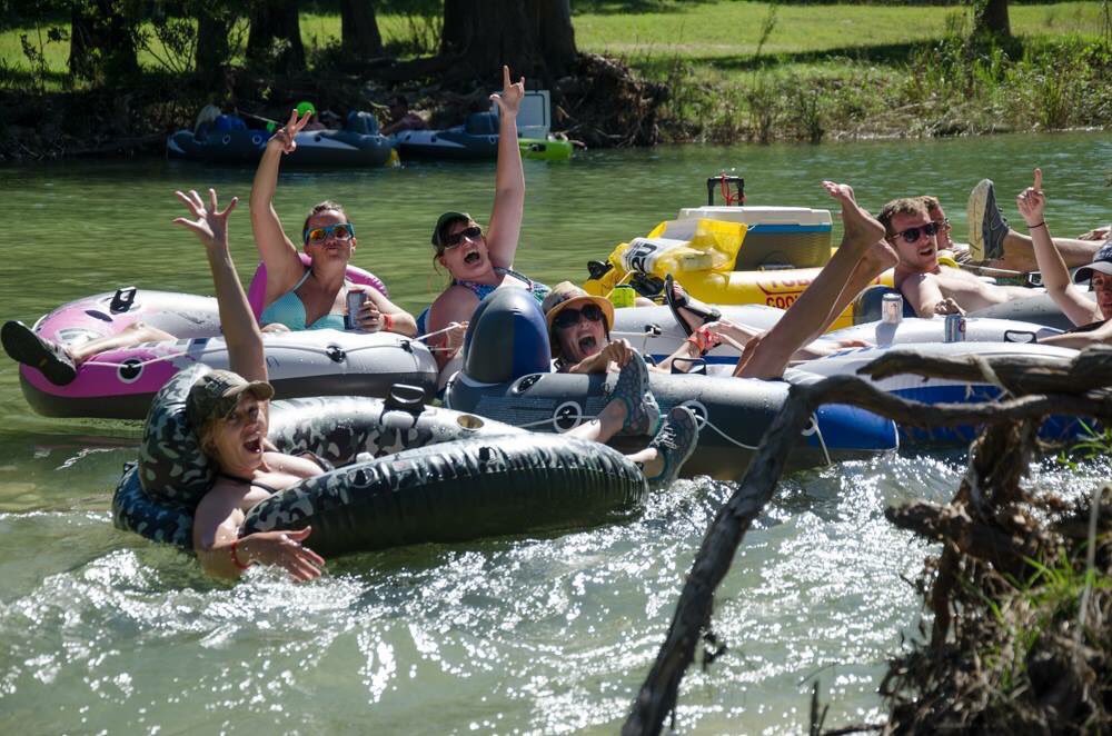 RAISE YOUR HAND IF YOURE READY TO FLOAT THE RIVER
