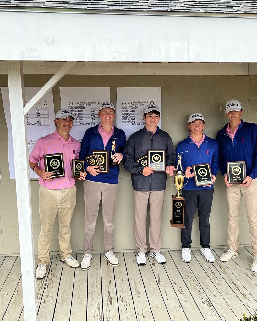 smeadows34's tweet photo. Congratulations to the Boys’ Golf Team on the winning the Joe King Memorial Tournament in Auburn and to Ward Harris, Jay Clemmer &amp; Pierce Becker on All-Tournament!! Pierce Becker finished top 3 individually! #1REBEL https://t.co/Ix2bJ7dSHz