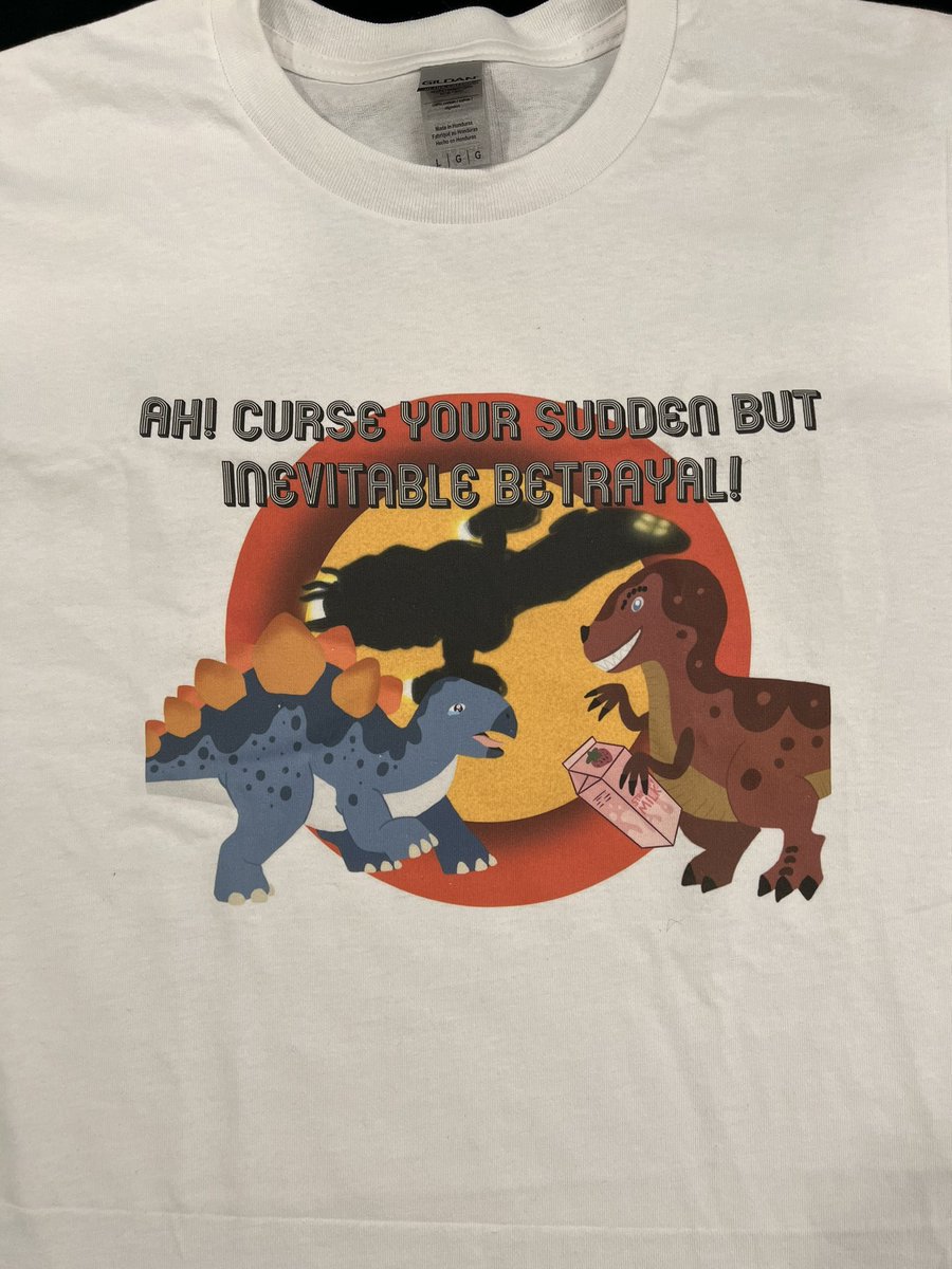 BrowncoatBryan's tweet photo. When your wife orders you a shirt from @niceshirtthanks and the instructions are “My Husband loves the show Firefly and drinking strawberry milk.” What else can I say…best shirt ever! 
#firefly #serenity #betrayal https://t.co/oNkeCmO691