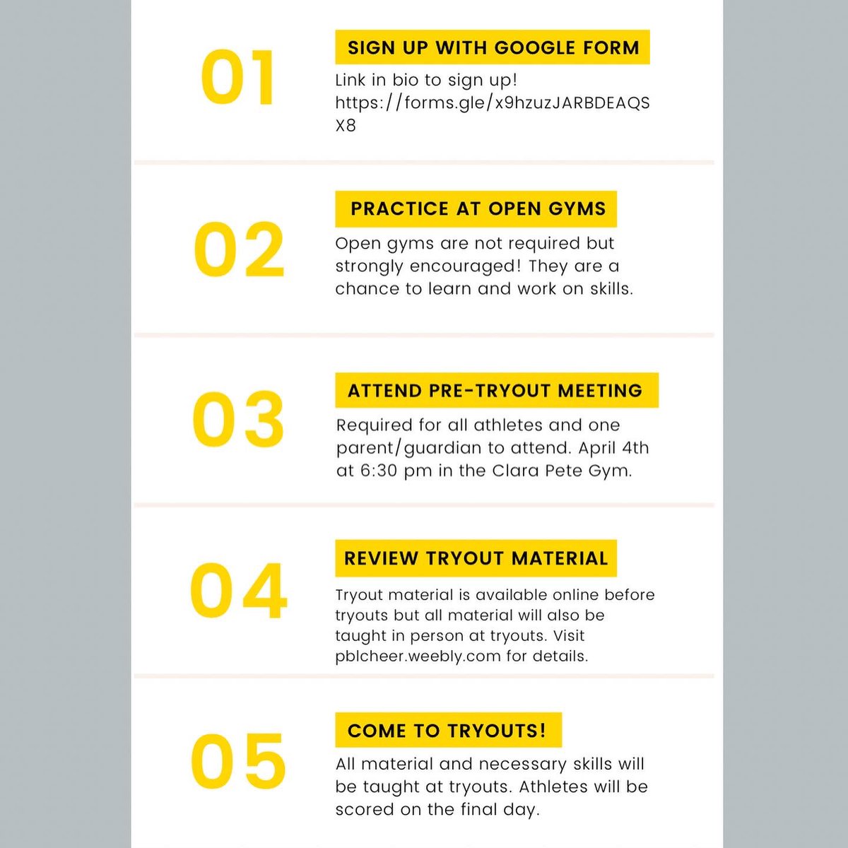 PBL Cheer tweet media