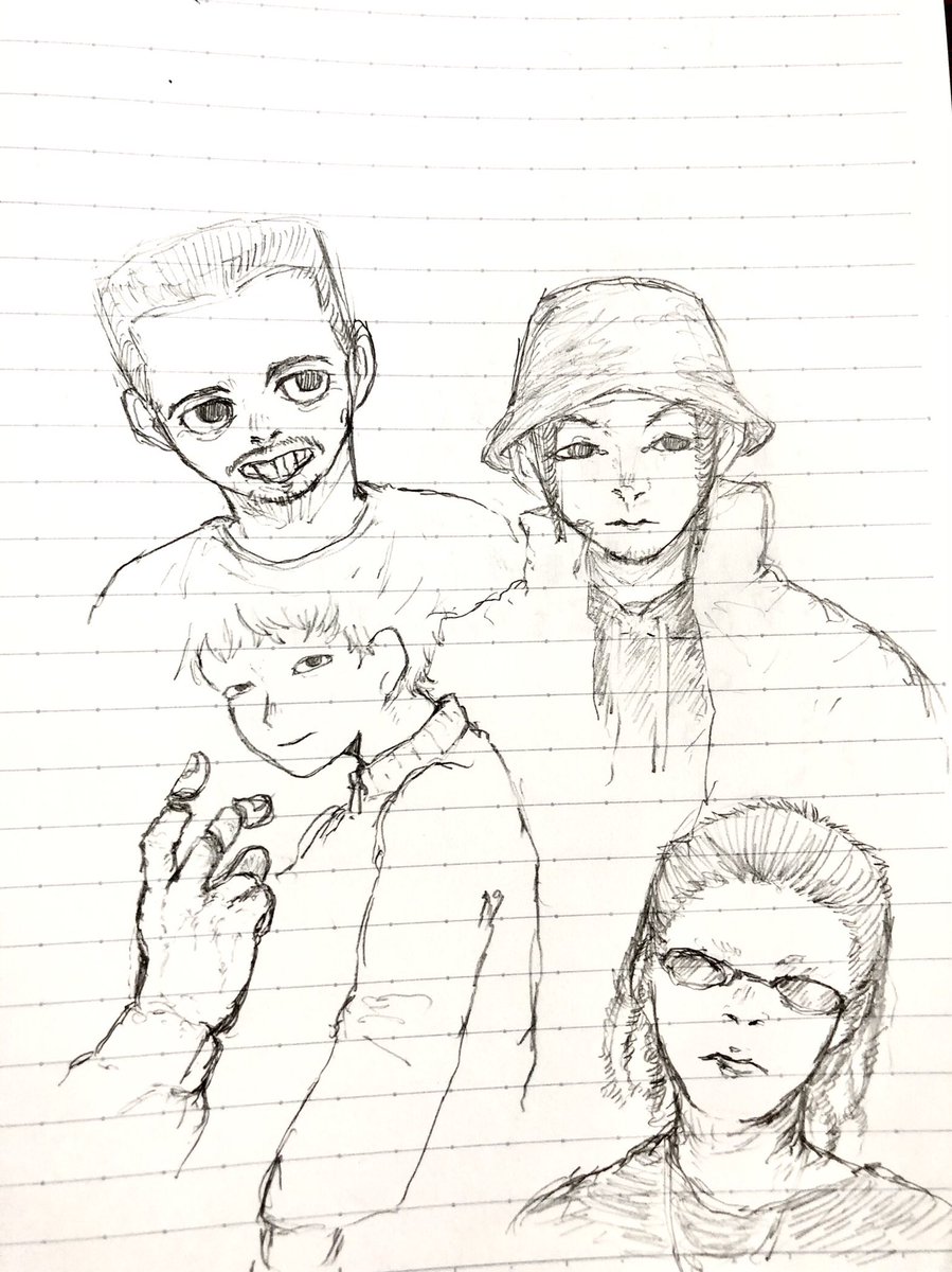 まじでこれくらいしか落書きなかったんです
一番好きな人が一番上手く書けなかった 