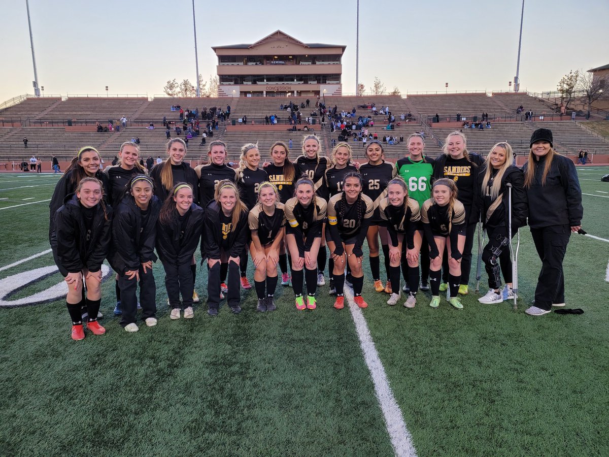 Your Lady Sandies become District Champs tonight after a win over a tough Randall, 2-0!