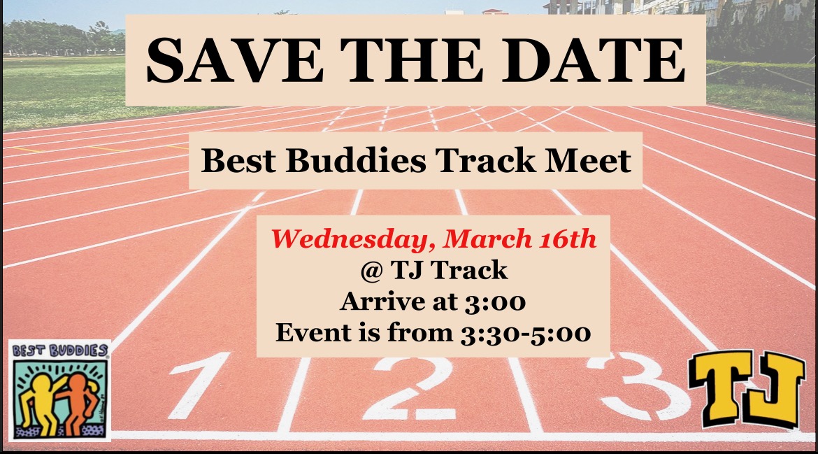 Come and support the Best Buddies and the TJ Track &amp; Field team!!! <a href="/BestbuddiesTj/">Best Buddies at TJ</a>