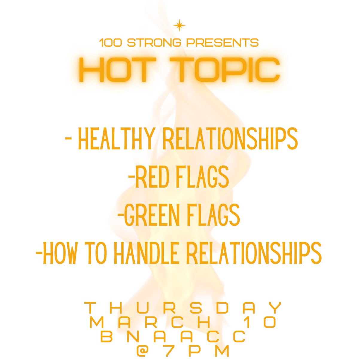 WeAre_100STRONG's tweet photo. It’s 100 STRONG for me>>> See you all this Thursday at 7pm for our Spring Hot Topic #1! Attendance will be taken, and snacks will be provided 🥰🍪 https://t.co/NbXL4mIbSC