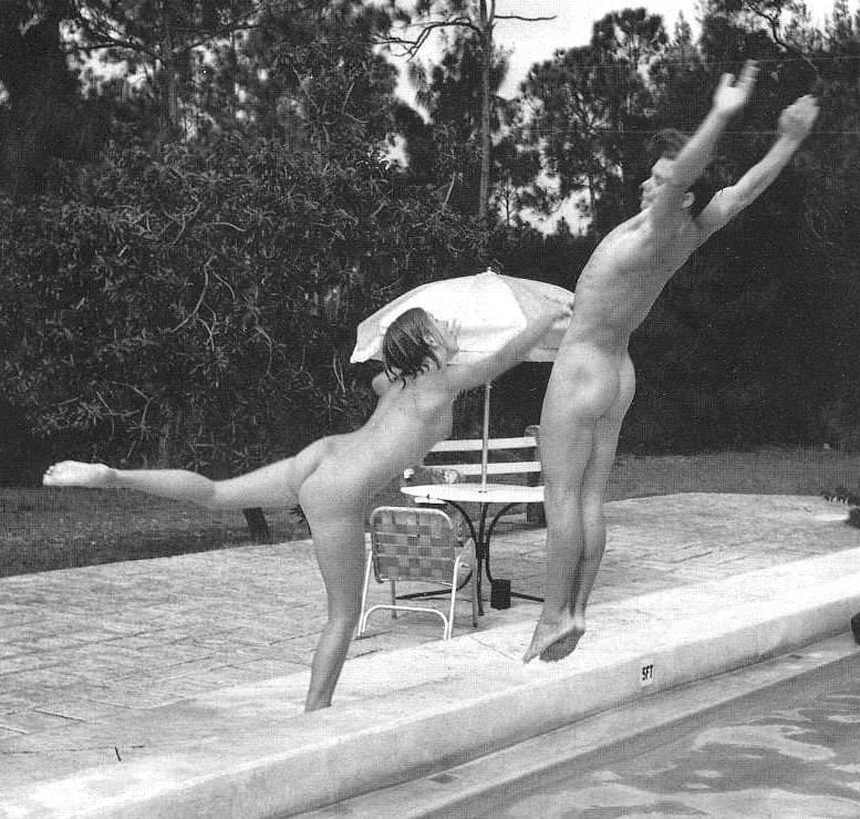 The triumphal leap into the pool is a lot easier to recover from after the Bare Burro 5K at Olive Dell Ranch. Your dry clothes are right where you left them.

46 days and counting.