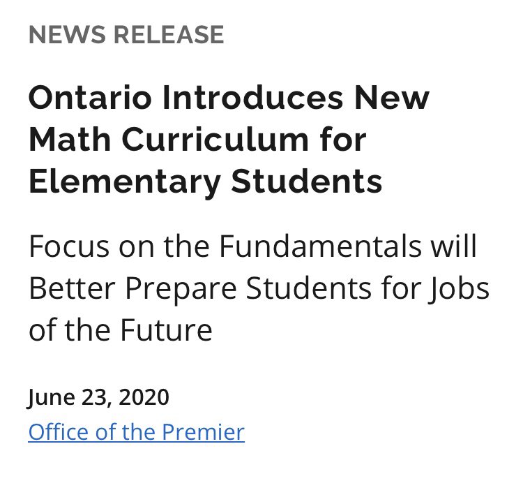 Jason_To's tweet image. Does it bother anyone else that all 3 new Ontario curricula released by this government have been framed primarily as “building job skills”? Isn’t there more to education than that, especially for 5-year-olds?