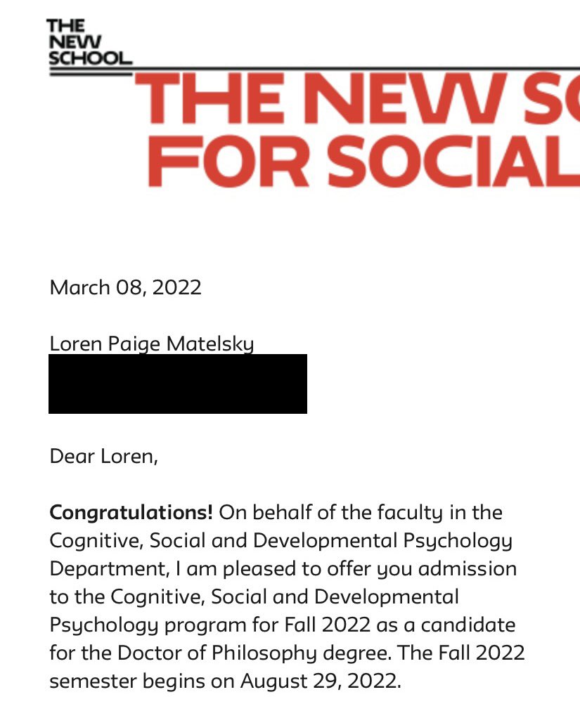 LorenPMatelsky's tweet photo. Speaking of women in STEM… I’m officially a PhD student :) https://t.co/8Hm96EGb1v
