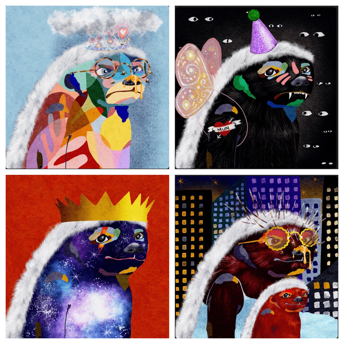 1GlitterMonster's tweet photo. ✨@HoneyBadgesNFT public mint is now✨

Bought myself a few gifts for IWD!  Love my 1st SOL mint! Very smooth and fun experience @G_DAnderson @aslanruby can’t think of better community, mission, and art to enjoy and support on this day! 🙌🏼 https://t.co/oxTEDHt6i4