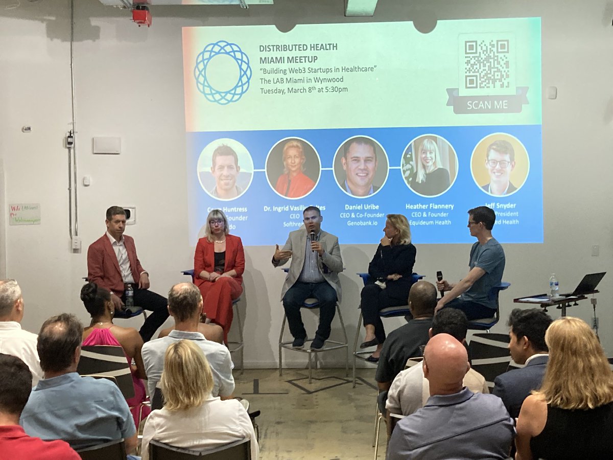 DistributedHealth (@distributedh) on Twitter photo At <a href="/thelabmiami/">The LAB Miami</a> web3in healthcare pioneers convo w <a href="/duribeb/">Daniel Uribe, MBA 🧬+⛓</a> <a href="/carmhuntress/">Carm Huntress</a> heather flannery <a href="/IngridVasiliu/">♟🎓🩺🖥🎬🎥🎤🌎💡</a> and community core contributor @jeffsnyder_ At <a href="/thelabmiami/">The LAB Miami</a> web3in healthcare pioneers convo w <a href="/duribeb/">Daniel Uribe, MBA 🧬+⛓</a> <a href="/carmhuntress/">Carm Huntress</a> heather flannery <a href="/IngridVasiliu/">♟🎓🩺🖥🎬🎥🎤🌎💡</a> and community core contributor @jeffsnyder_