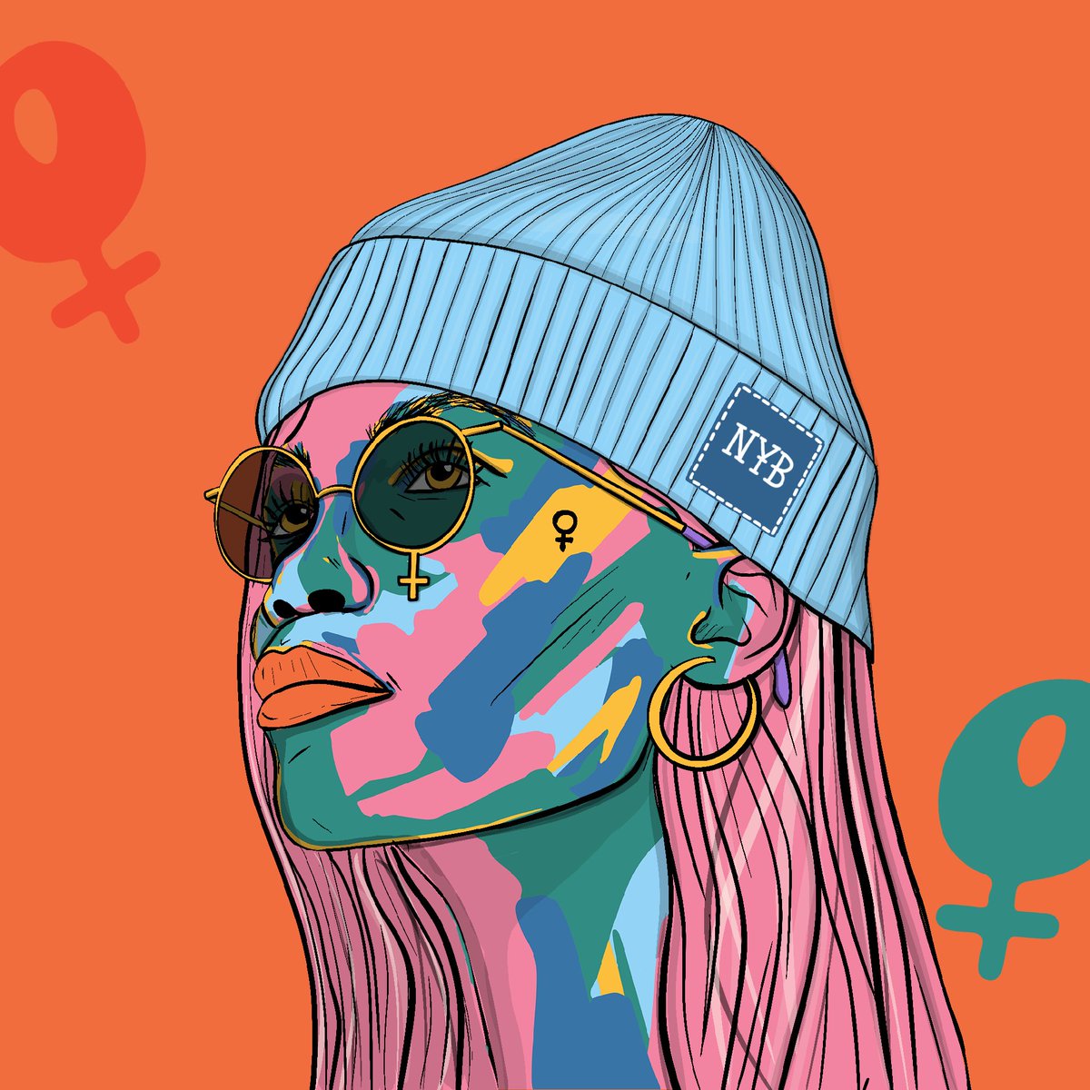 Green__Ginseng's tweet photo. @NotYourBroNFT #NYBFestival
Feeling proud to who I am, regardless of the gender or LGBTQIA, we are all human and THAT is what matters. 
Celebrating IWD with the NYB family! I've got my Beanies on 😎 what about you? https://t.co/cqBLwNJduJ