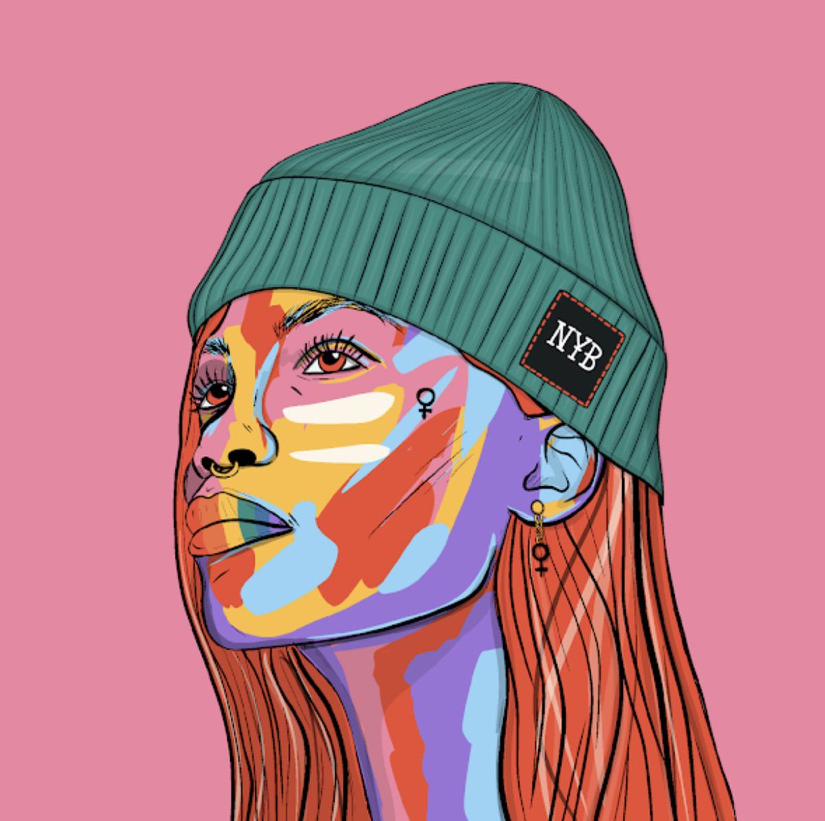 QueenHaaze's tweet photo. What my @NotYourBroNFT means to me?

I think they both represent my equal halves. One side is quiet reserved and celebrates life in spite of grief and loss... the other one is bright and uniquely, unapologetically herself, rainbow colors and all. 💜🌈
#nybfamily  #IWDNYB #LGBTQIA https://t.co/BmKDwMNOB0