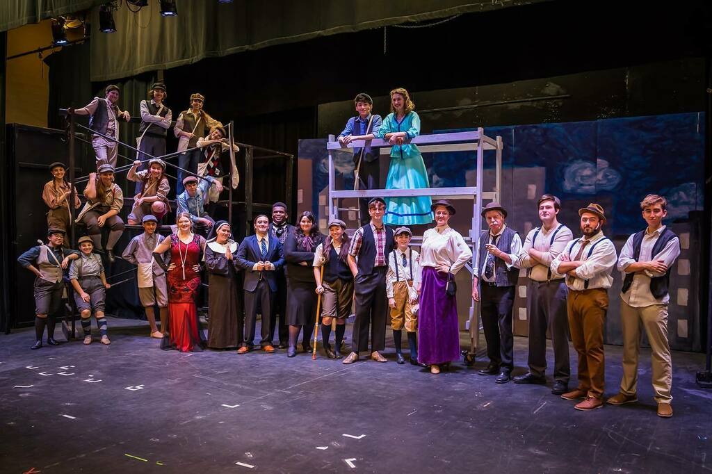 tmip's tweet photo. Holy Spirit High School drama club presents “Newsies“. I got to be their photographer again this year and attend the dress rehearsal and I was absolutely blown away with how talented these kids are. Simply stunning.  So proud of my alma mater!  #Highscho… https://t.co/iPdRm6yt3p https://t.co/V7wI1XPQGM