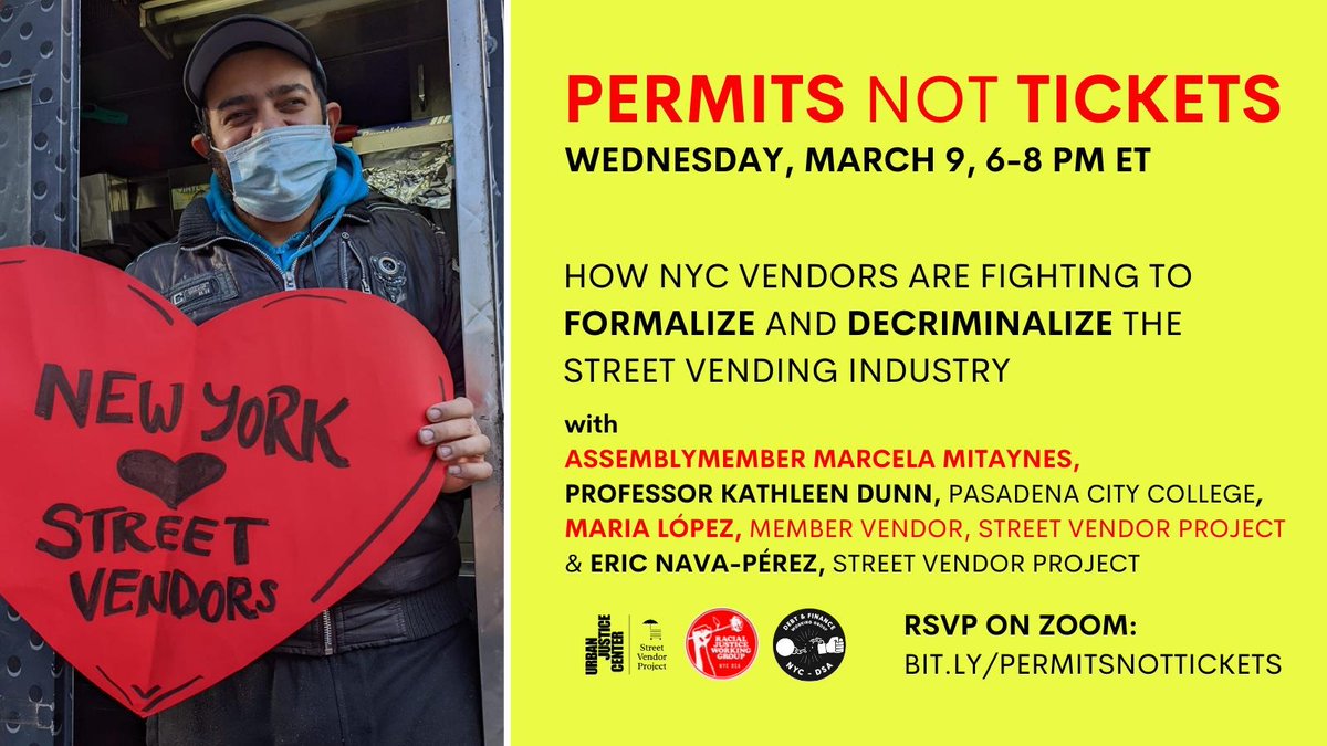 DSAdebtors's tweet photo. Today day laboreres, vendors, taxi drivers, and other excluded workers of @FEWCoalition took over the Manhattan Bridge fighting to #FundExcludedWorkers. 

Tomorrow, join us for "Permits Not Tickets" to learn about what's on the line for NYC vendors and the work of @VendorPower. https://t.co/TDhvxKSurS