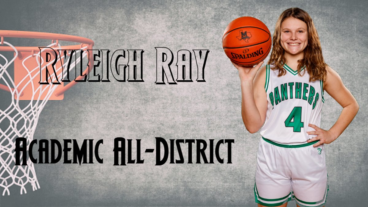 Mabank_Hoops's tweet photo. Congratulations to Ryleigh Ray on earning Academic All-District honors!  We are very proud of you.  #RTB #Give3Cheers https://t.co/BdKWQh3NEP