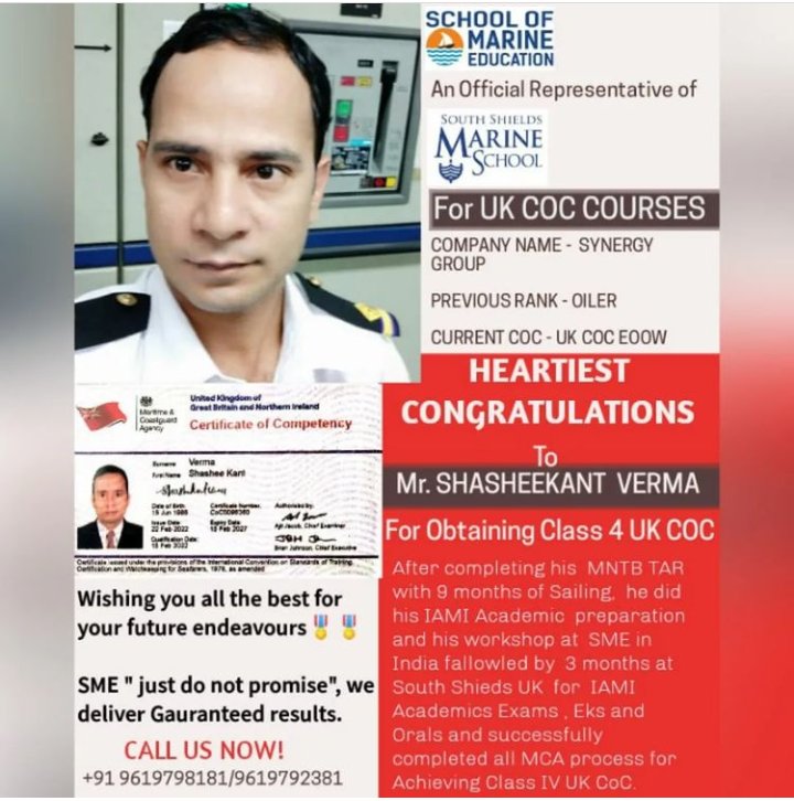 school_marine's tweet photo. @SouthShieldsUK
Congratulations Mr. Shasheekant Verma :) https://t.co/q7zAzzA9gW