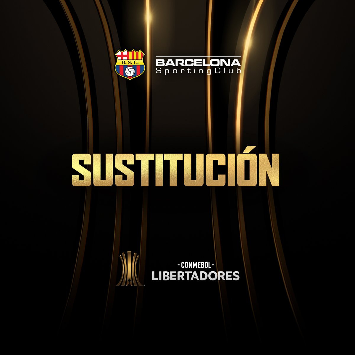 BarcelonaSC's tweet photo. 🔄 68' Triple cambio en #BarcelonaSC

🔼 Michael Carcelén, Cristian Penilla y Carlos Garcés
🔽 Leonai Souza, Jonathan Perlaza  y Gonzalo Mastriani

#AMEvsBSC #Libertadores 🏆 https://t.co/ojfozgdPxM