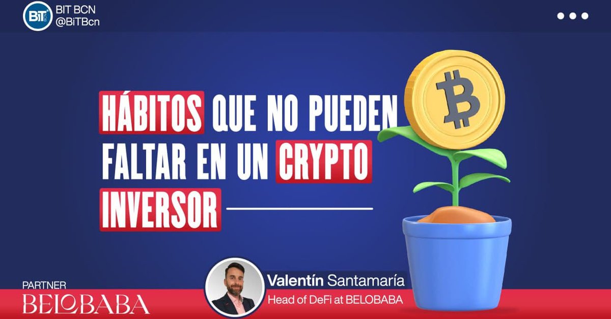 BiTBcn's tweet photo. Hábitos que NO pueden faltar en un #CryptoInversor 

1️⃣ Tener tu objetivo claro: Los crypto inversores que llevan años teniendo grandes resultados saben lo que quieren lograr dentro de sus próximas semanas, meses y años.

2️⃣ Pensar en grande: No te #conformes con ser #promedio. https://t.co/T49lp5deRb