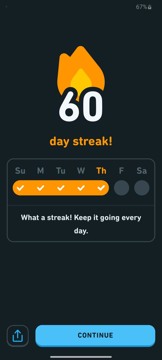 eric23600's tweet image. 60 day streak, going pretty well. Mein Deutsch ist gut aber nicht perfekt.