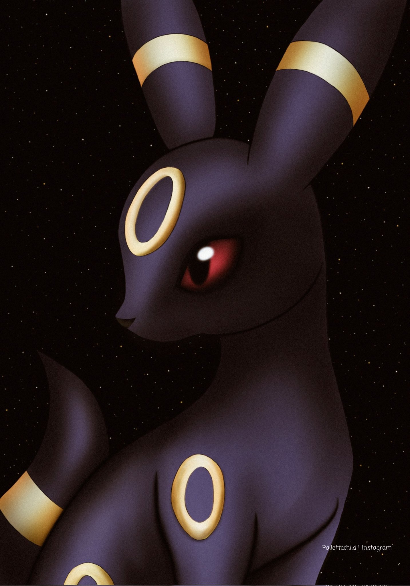 COMO DESENHAR O POKÉMON UMBREON /// HOW TO DRAW UMBREON POKÉMON
